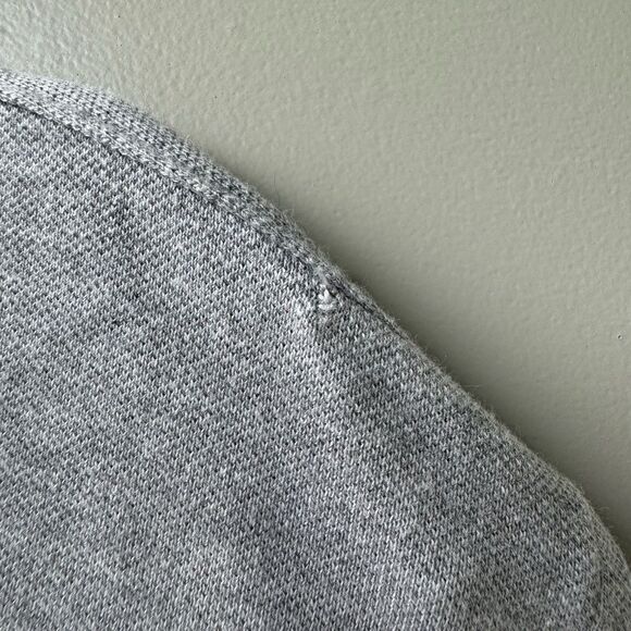 Abercrombie & Fitch Long-Sleeve Knit Performance Button-Up Shirt Thermal XL - Picture 9 of 14